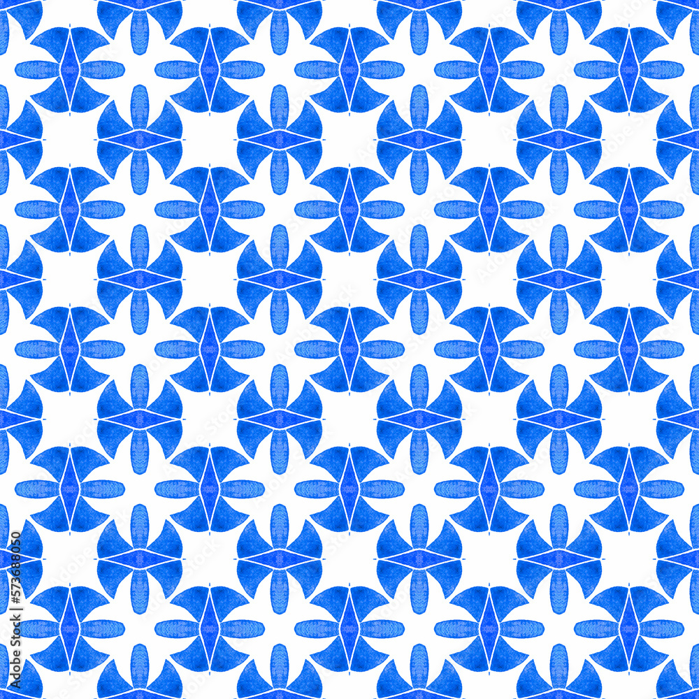 Repeating striped hand drawn border. Blue fresh Repeating striped hand drawn border. Blue fresh