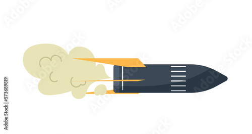 Military rocket icon