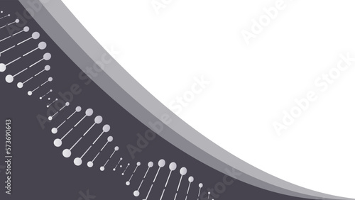 Abstract DNA science background vector illustration