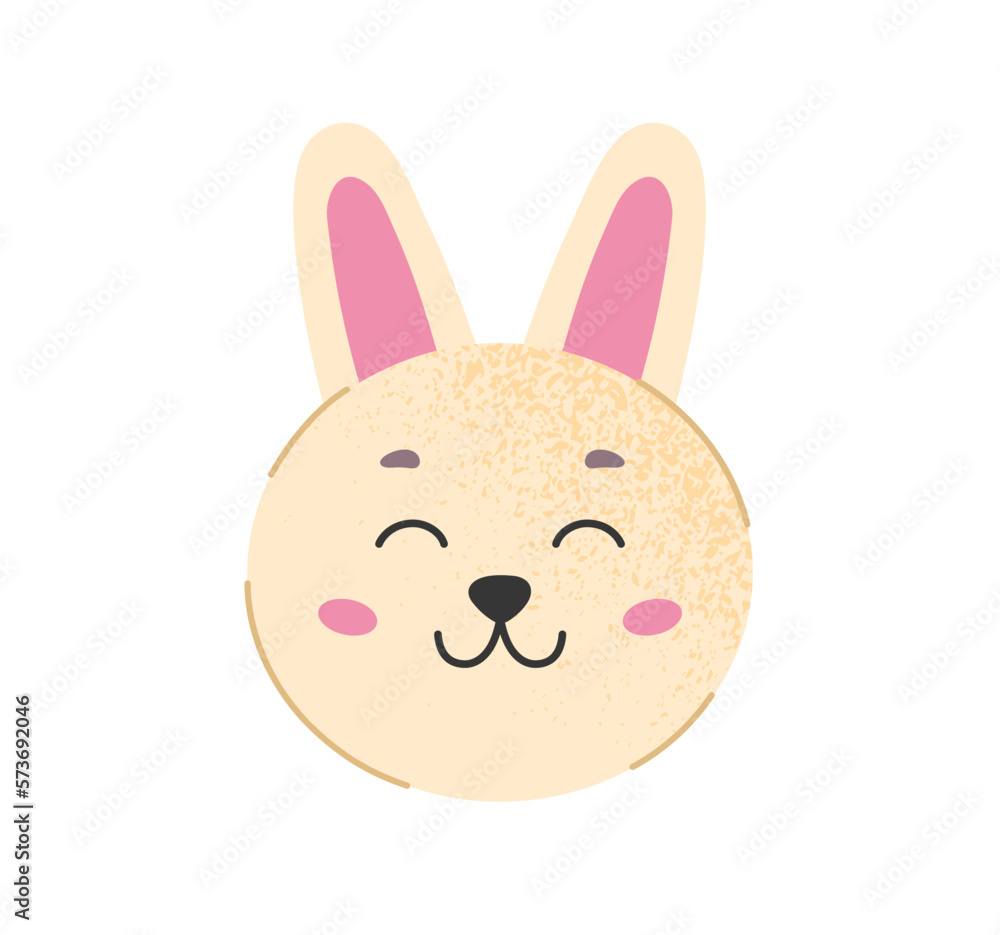 Obraz premium Cute rabbit head