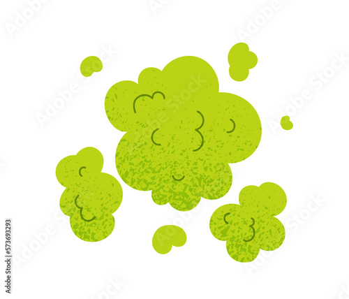 Stinky green cloud concept