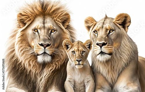 Löwenfamilie, ki generated © Comofoto