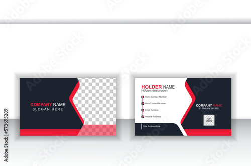 An attractive business card design. For personal use or professional business.