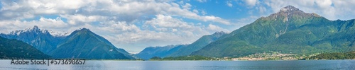 Lake Como summer view  Italy