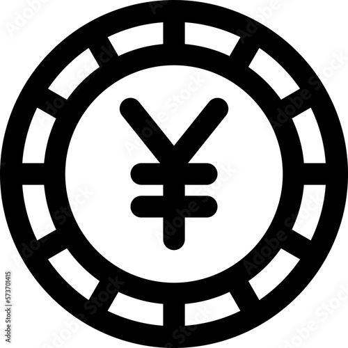 coin yen icon