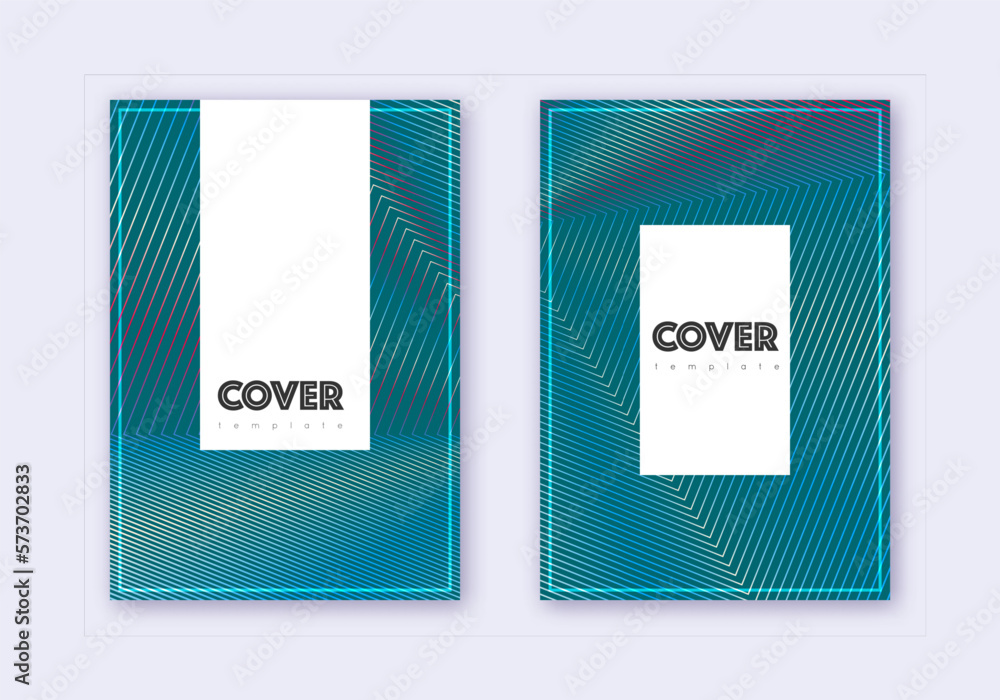 Hipster cover design template set. Red white blue Hipster cover design template set. Red white blue