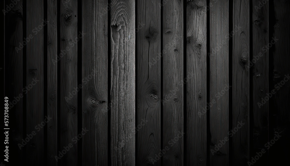Background black wood texture created with generative AI Background black wood texture created with generative AI