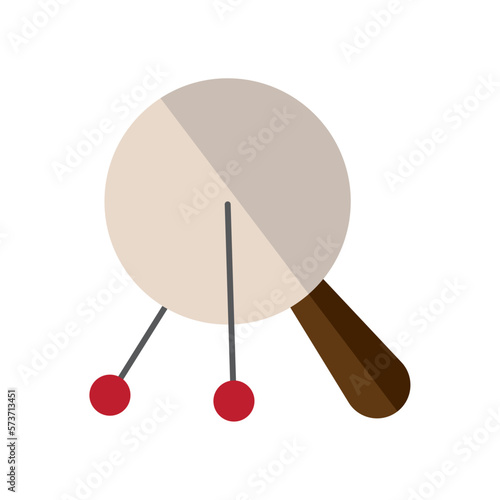 Isolated colored ping pong racket oty icon Vector photo