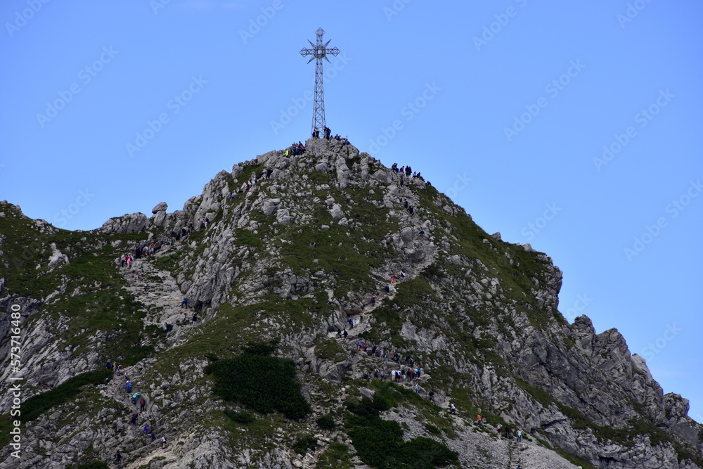 Naklejka premium Giewont, Tatry, góry, TPN, POLSKA, Park, 