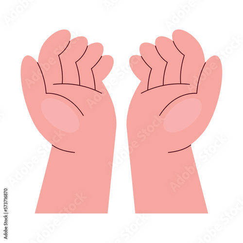 hands human protecting