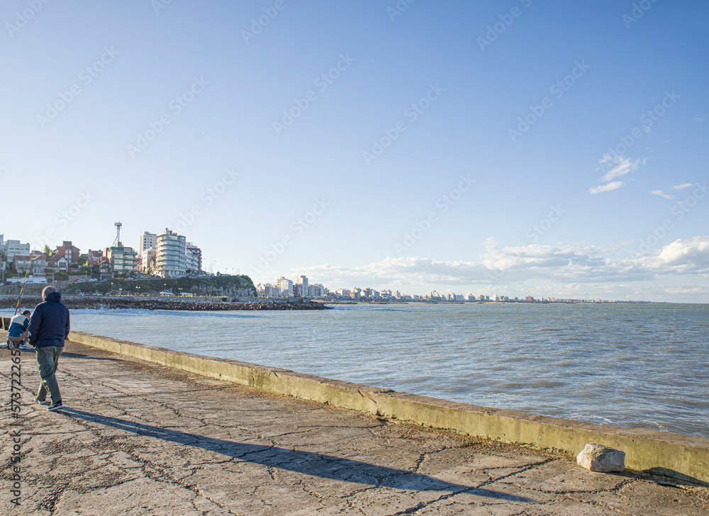 Mar del Plata cityscape , Buenos Aires , Argentina 