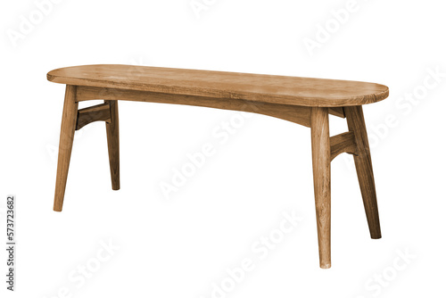 Wooden modern bench japanese style