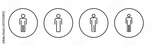 Man icon vector for web and mobile app. male sign and symbol. human symbol