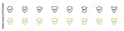 Shield icon. Vector illustration on a white background. Free Download Shield icon. Vector illustration on a white background. - GFXLoad