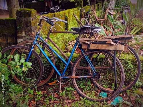 bicycles in the street
