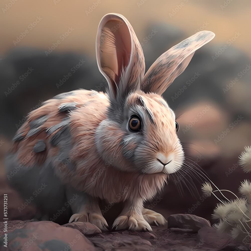 Obraz premium Rabbit - Rabit