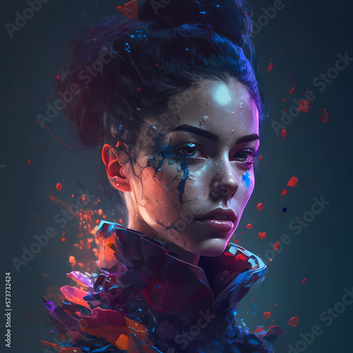 portrait of a person with a face
(AI created)