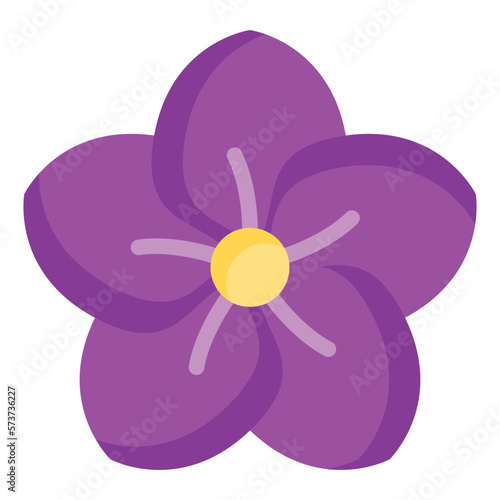 Violet Flower Icon