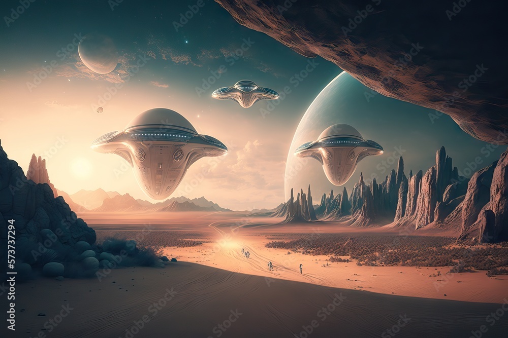 alien spaceships taking off from their planets, direct to visit planet earth, and share their technology and civilization achievements, straight into an interstellar trip, generative ai alien spaceships taking off from their planets, direct to visit planet earth, and share their technology and civilization achievements, straight into an interstellar trip, generative ai