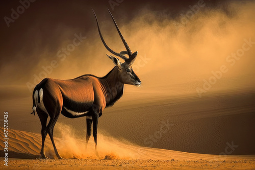 Safari Antelope. Created using Generative AI.