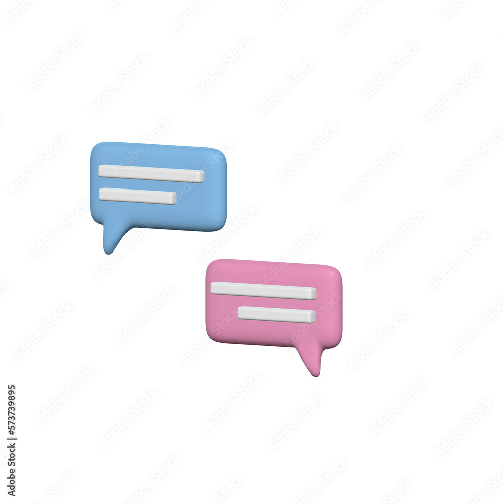 speech bubble 3d icon message speech bubble 3d icon message