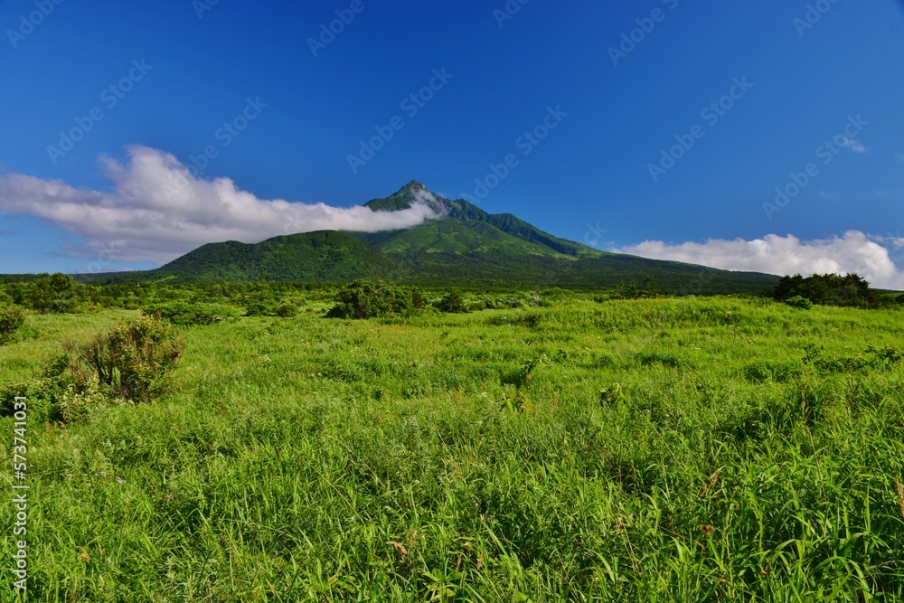 利尻島の夏景色 利尻島の夏景色