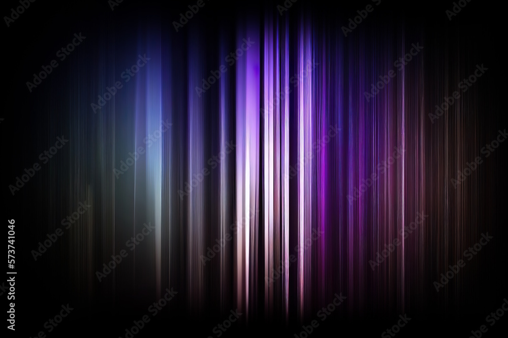Vertical Violet Light Lines Colors Spectrum, Generative AI