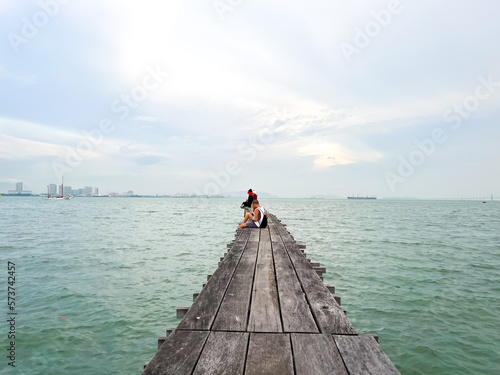 The view and the wind were good combination of natural healing treatment