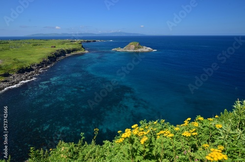 利尻島の夏景色