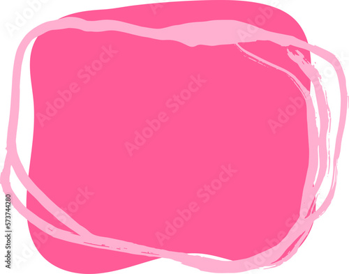 Light Pink Grunge Dry Brush Banner with Copyspace