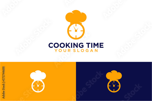 cooking with time logo design