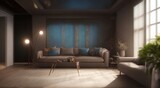 Luxury living room interior design [AI Generated]
