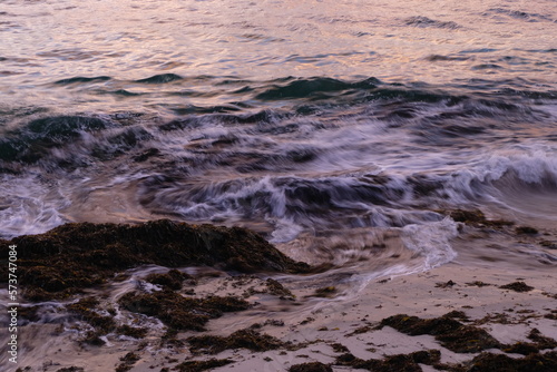waves and rocks