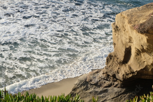 waves on the beach