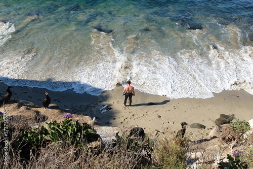 person on the beach