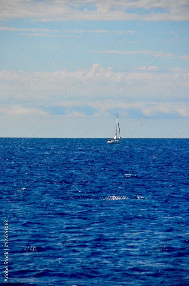Sailboat in the Sea
