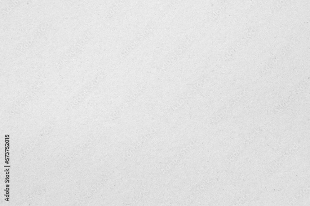White cardboard craft paper background. Grey paper texture, old vintage page or grunge.	