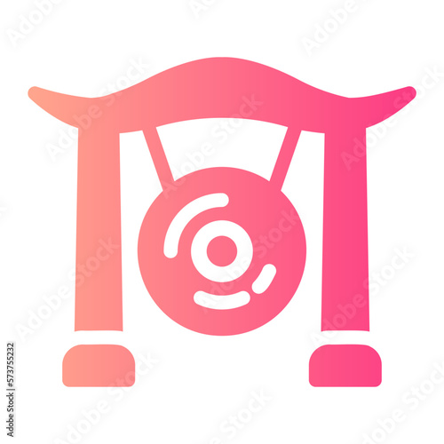 Gong gradient icon