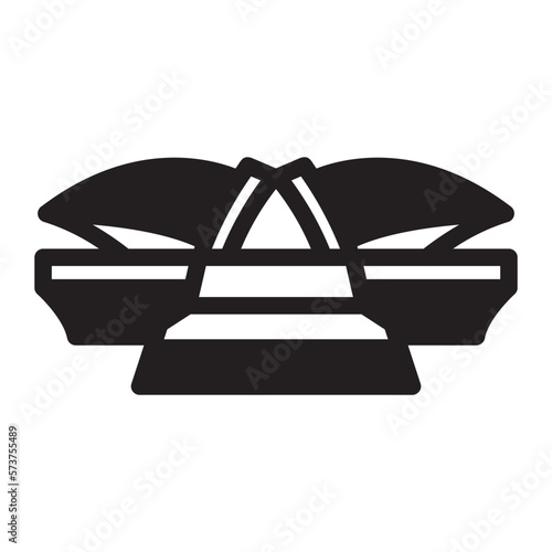 Government glyph icon
