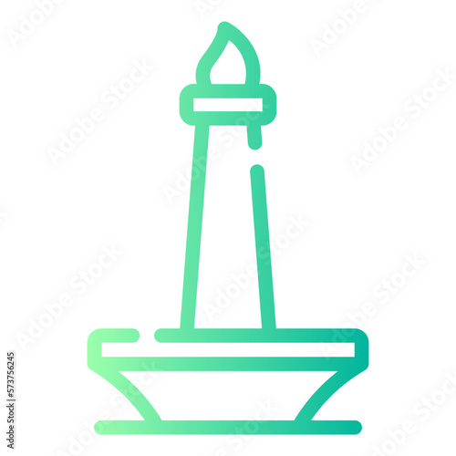 Fotografie Monas gradient icon
