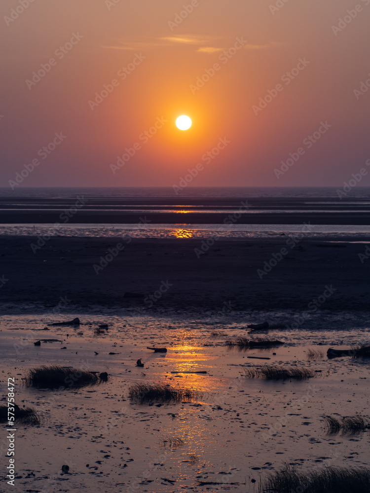 seaside view in sunset time seaside view in sunset time