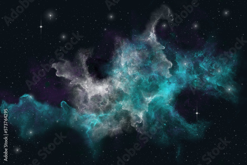 Fototapeta Naklejka Na Ścianę i Meble -  Galaxy Space Background and Wallpaper