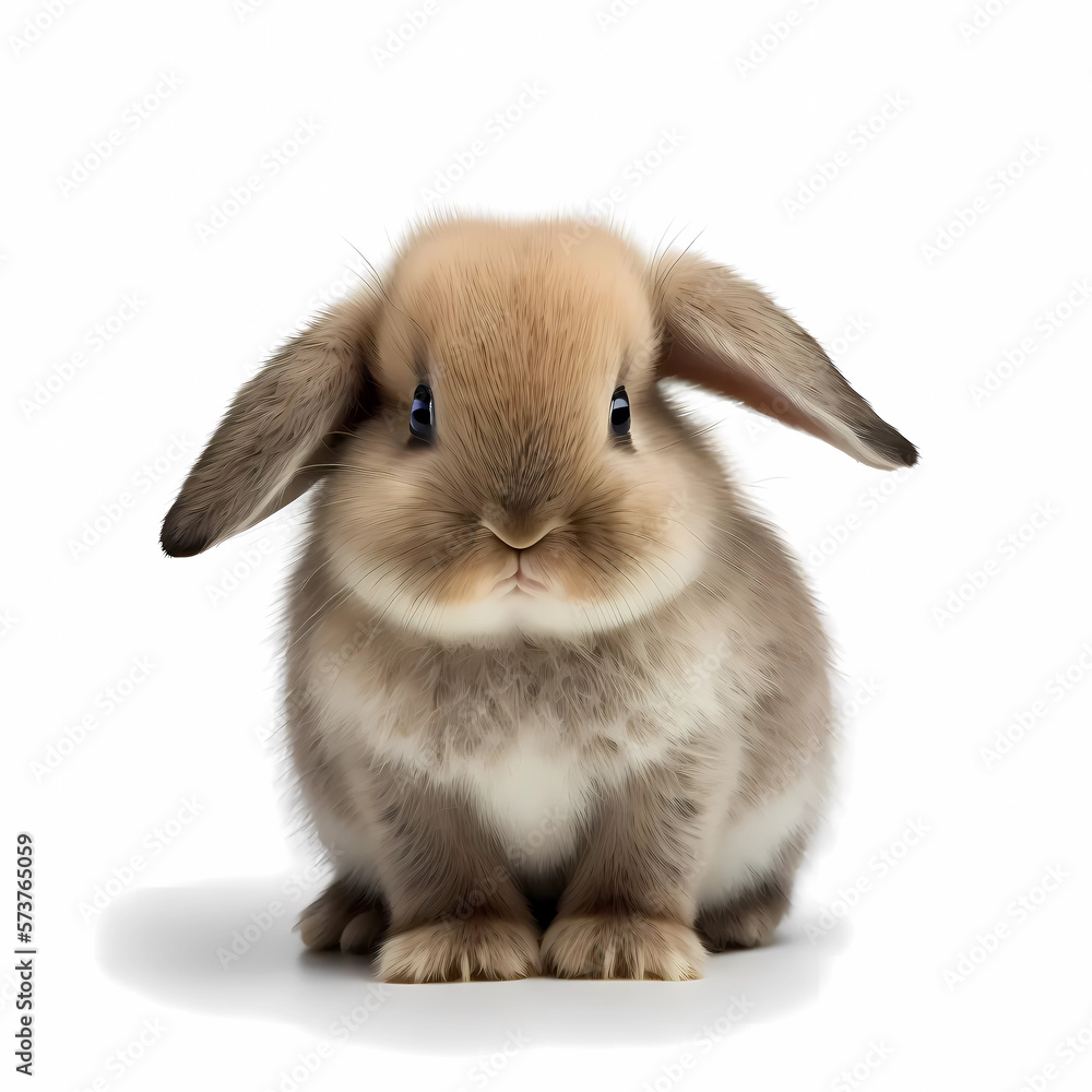yellow and brown baby rabbit isolated on white background, easter bunny, year of the rabbit, cute small mini yellow and brown baby rabbit isolated on white background, easter bunny, year of the rabbit, cute small mini