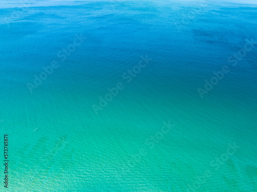 Sea surface aerial view,Bird eye view photo of blue waves and water surface texture Blue sea background Beautiful nature Amazing view sea background.