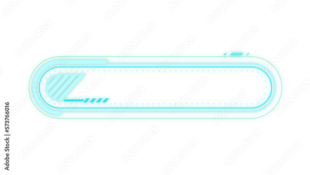 Abstract tab hi-tech HUD sci-fi display interface frame digital technology element