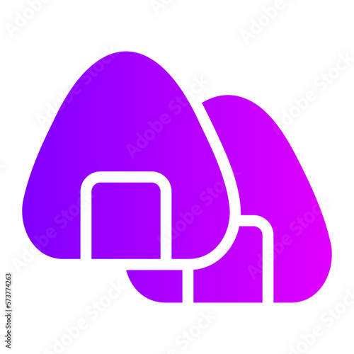onigiri gradient icon