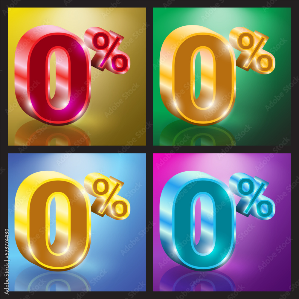 zero percent on a white background. Sale of special offers. Discount with the price is 0%. zero percent on a white background. Sale of special offers. Discount with the price is 0%.
