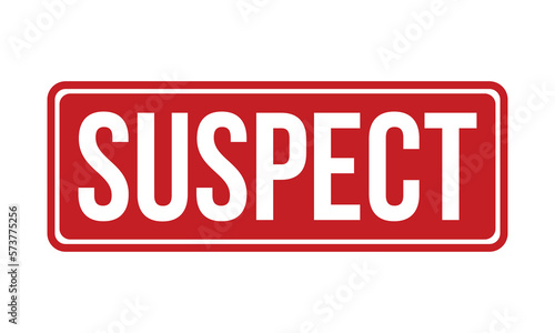 Suspect Rubber Stamp Seal Vector