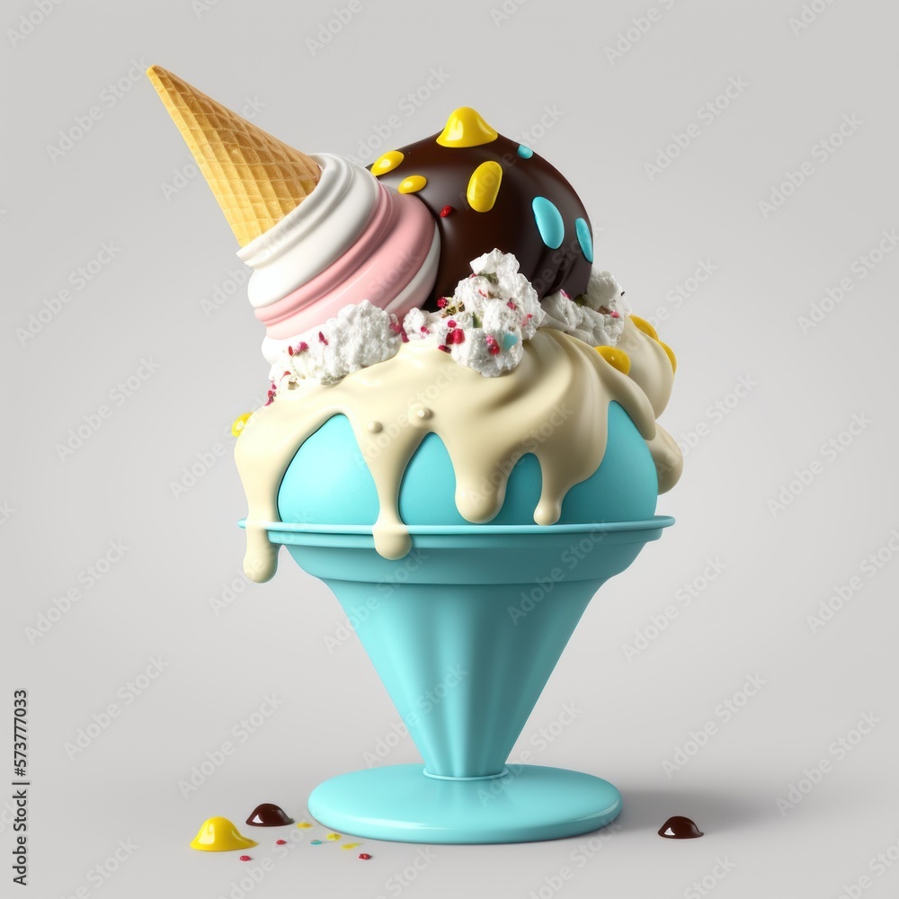sundae ice cream cup and wafer Schokoladeneisbecher mit Waffeln und ... sundae ice cream cup and wafer Schokoladeneisbecher mit Waffeln und ...