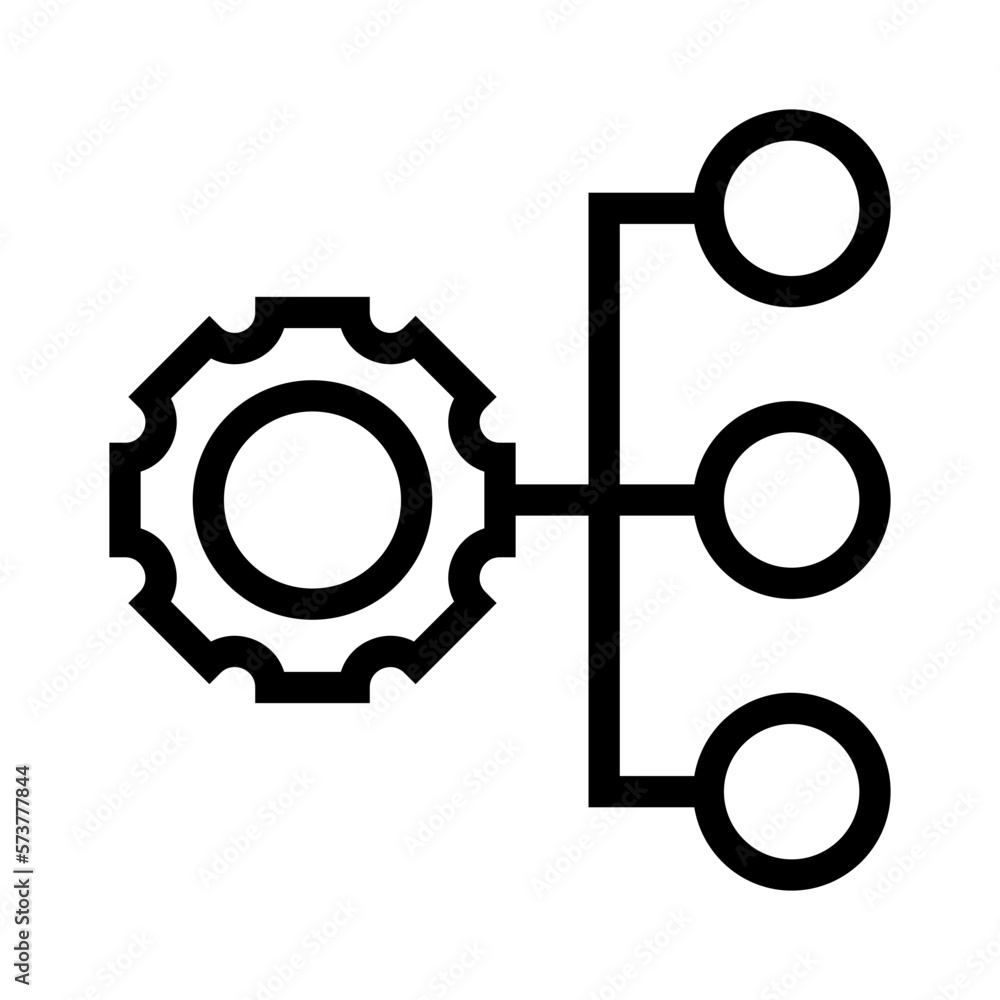process line icon process line icon
